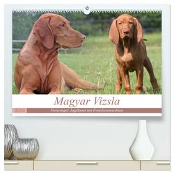 Magyar Vizsla – Vielseitiger Jagdhund mit Familienanschluss (hochwertiger Premium Wandkalender 2024 DIN A2 quer), Kunstdruck in Hochglanz von Mielewczyk,  Barbara