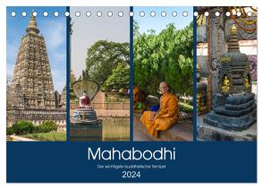 Mahabodhi – Der wichtigste buddhistische Tempel (Tischkalender 2024 DIN A5 quer), CALVENDO Monatskalender von Santanna,  Ricardo