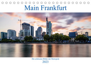 Main Frankfurt (Tischkalender 2023 DIN A5 quer) von ncpcs