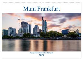 Main Frankfurt (Wandkalender 2024 DIN A2 quer), CALVENDO Monatskalender von ncpcs,  ncpcs