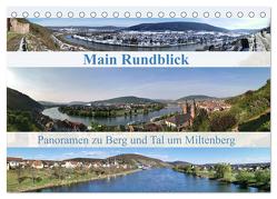 Main Rundblick (Tischkalender 2024 DIN A5 quer), CALVENDO Monatskalender von Weis,  Stefan