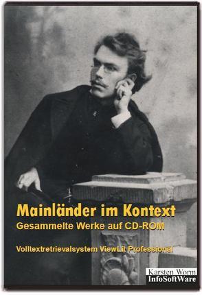 Mainländer im Kontext. Gesammelte Werke auf CD-ROM von Mainländer,  Philipp, Müller-Seyfarth,  Winfried H.
