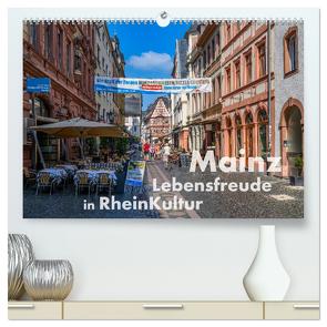 Mainz – Lebensfreude in RheinKultur (hochwertiger Premium Wandkalender 2024 DIN A2 quer), Kunstdruck in Hochglanz von Wilczek,  Dieter