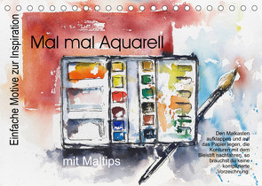 Mal mal Aquarell (Tischkalender 2023 DIN A5 quer) von Krause,  Jitka