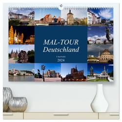 MAL-TOUR Deutschland (hochwertiger Premium Wandkalender 2024 DIN A2 quer), Kunstdruck in Hochglanz von boeTtchEr,  U
