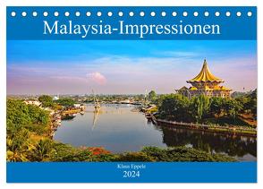 Malaysia-Impressionen (Tischkalender 2024 DIN A5 quer), CALVENDO Monatskalender von Eppele,  Klaus