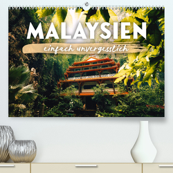 Malaysien – einfach unvergesslich (hochwertiger Premium Wandkalender 2024 DIN A2 quer), Kunstdruck in Hochglanz von Monkey,  Happy