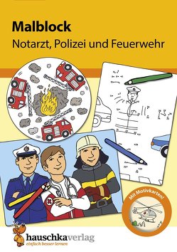 Malbuch ab 4 Jahre für Junge und Mädchen – Feuerwehr von Specht,  Gisela