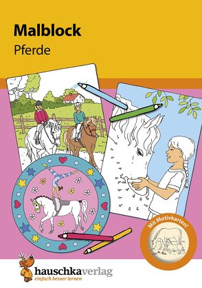 Malbuch ab 4 Jahre für Junge und Mädchen – Pferde von Specht,  Gisela