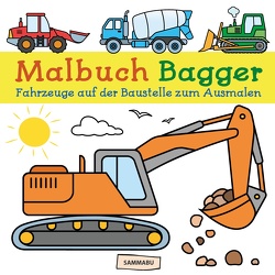 Malbuch Bagger von Edition,  Sammabu