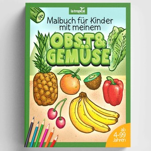Malbuch für Kinder mit meinem Obst und Gemüse von Ludwig,  David