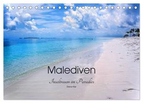 Malediven – Inseltraum im Paradies (Tischkalender 2024 DIN A5 quer), CALVENDO Monatskalender von Klar,  Diana