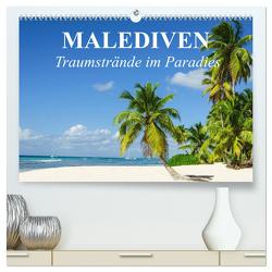 Malediven – Traumstrände im Paradies (hochwertiger Premium Wandkalender 2024 DIN A2 quer), Kunstdruck in Hochglanz von Stanzer,  Elisabeth