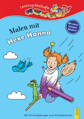 LESEZUG/ Malbuch: Malen mit Hexe Hanna von Guhe,  Irmtraud