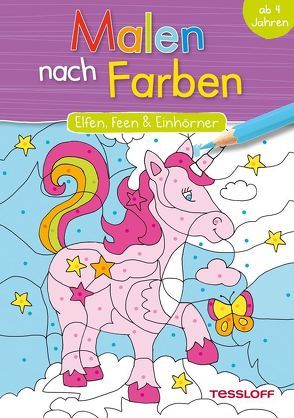 Malen nach Farben Elfen, Feen und Einhörner von Schmidt,  Sandra