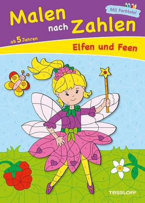 Malen nach Zahlen Elfen und Feen. Ab 5 Jahren von Schmidt,  Sandra