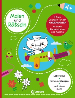 Malen und Rätseln – Erste Übungen für den Kindergarten (4+) von Hein,  Elena