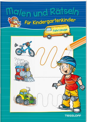 Malen und Rätseln für Kindergartenkinder. Fahrzeuge von Lohr,  Stefan