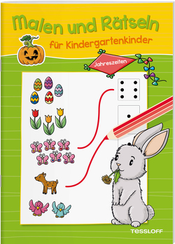 Malen und Rätseln für Kindergartenkinder. Jahreszeiten von Schwendemann,  Nadja