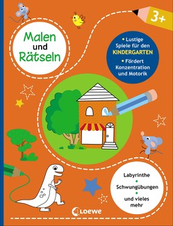 Malen und Rätseln – Lustige Spiele für den Kindergarten (3+) von Hein,  Elena