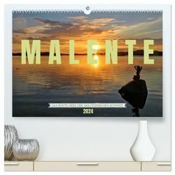 Malente – Das bunte Herz der Holsteinischen Schweiz (hochwertiger Premium Wandkalender 2024 DIN A2 quer), Kunstdruck in Hochglanz von Felix,  Holger