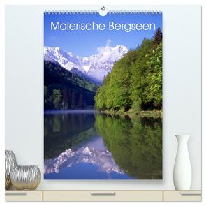 Malerische Bergseen (hochwertiger Premium Wandkalender 2024 DIN A2 hoch), Kunstdruck in Hochglanz von Reupert,  Lothar