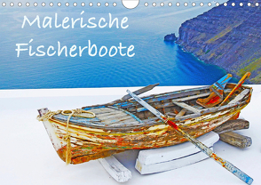 Malerische Fischerboote (Wandkalender 2021 DIN A4 quer) von Sommer,  Melanie