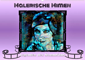 Malerische Mimen – Legenden des Stummfilms (Wandkalender 2022 DIN A2 quer) von glandarius,  Garrulus