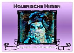 Malerische Mimen – Legenden des Stummfilms (Wandkalender 2024 DIN A2 quer), CALVENDO Monatskalender von glandarius,  Garrulus