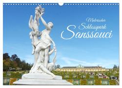 Malerischer Schlosspark Sanssouci (Wandkalender 2024 DIN A3 quer), CALVENDO Monatskalender von Kruse,  Gisela