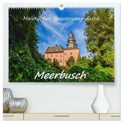 Malerischer Spaziergang durch Meerbusch (hochwertiger Premium Wandkalender 2024 DIN A2 quer), Kunstdruck in Hochglanz von Hackstein,  Bettina