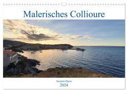 Malerisches Collioure in Südfrankreich (Wandkalender 2024 DIN A3 quer), CALVENDO Monatskalender von Haase,  Susanne