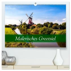 Malerisches Greetsiel (hochwertiger Premium Wandkalender 2024 DIN A2 quer), Kunstdruck in Hochglanz von Dreegmeyer,  A.