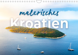Malerisches Kroatien (Wandkalender 2024 DIN A4 quer), CALVENDO Monatskalender von Monkey,  Happy