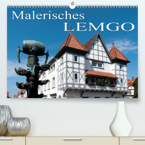 Malerisches Lemgo (Premium, hochwertiger DIN A2 Wandkalender 2021, Kunstdruck in Hochglanz) von happyroger