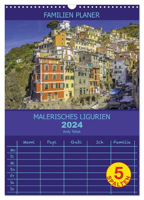 Malerisches Ligurien (Wandkalender 2024 DIN A3 hoch), CALVENDO Monatskalender von Tetak,  Andy