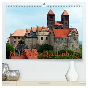 Malerisches Quedlinburg (hochwertiger Premium Wandkalender 2024 DIN A2 quer), Kunstdruck in Hochglanz von happyroger,  happyroger