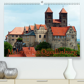 Malerisches Quedlinburg (Premium, hochwertiger DIN A2 Wandkalender 2021, Kunstdruck in Hochglanz) von happyroger