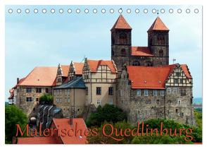 Malerisches Quedlinburg (Tischkalender 2024 DIN A5 quer), CALVENDO Monatskalender von happyroger,  happyroger