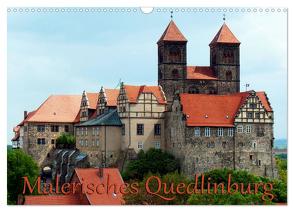 Malerisches Quedlinburg (Wandkalender 2024 DIN A3 quer), CALVENDO Monatskalender von happyroger,  happyroger