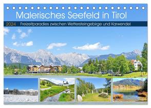 Malerisches Seefeld in Tirol (Tischkalender 2024 DIN A5 quer), CALVENDO Monatskalender von Schimmack,  Michaela