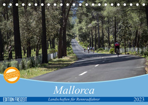 Mallorca: Die schönsten Landschaften für Rennradfahrer (Tischkalender 2023 DIN A5 quer) von Poul,  Herbert