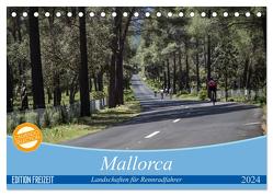 Mallorca: Die schönsten Landschaften für Rennradfahrer (Tischkalender 2024 DIN A5 quer), CALVENDO Monatskalender von Poul,  Herbert