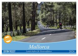 Mallorca: Die schönsten Landschaften für Rennradfahrer (Wandkalender 2024 DIN A3 quer), CALVENDO Monatskalender von Poul,  Herbert
