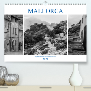 Mallorca – Impressionen in Schwarzweiß (Premium, hochwertiger DIN A2 Wandkalender 2021, Kunstdruck in Hochglanz) von Blome,  Dietmar