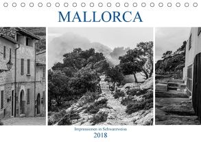 Mallorca – Impressionen in Schwarzweiß (Tischkalender 2018 DIN A5 quer) von Blome,  Dietmar