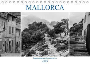 Mallorca – Impressionen in Schwarzweiß (Tischkalender 2019 DIN A5 quer) von Blome,  Dietmar