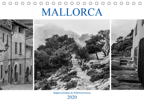 Mallorca – Impressionen in Schwarzweiß (Tischkalender 2020 DIN A5 quer) von Blome,  Dietmar