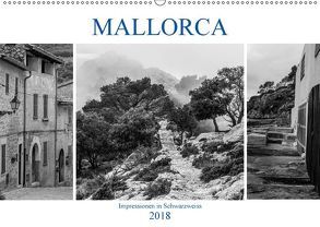 Mallorca – Impressionen in Schwarzweiß (Wandkalender 2018 DIN A2 quer) von Blome,  Dietmar