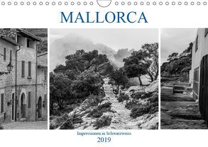 Mallorca – Impressionen in Schwarzweiß (Wandkalender 2019 DIN A4 quer) von Blome,  Dietmar